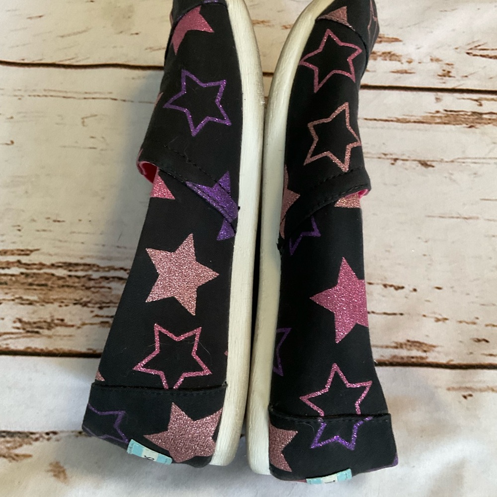 TOMS ALPARGATA BLACK GLITTER STARS‎ PRINT - Picture 3 of 9